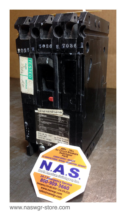ITE E43B020 Molded Case Circuit Breaker - 20 Amp