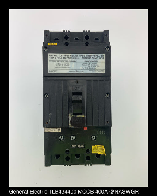 General Electric TLB434400 Molded Case Circuit Breaker ~ 400 Amp