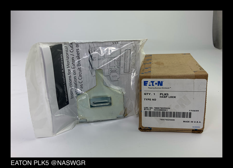 Eaton PLK5 Padlockable Handle Lock Hasp - N Frame - Unused