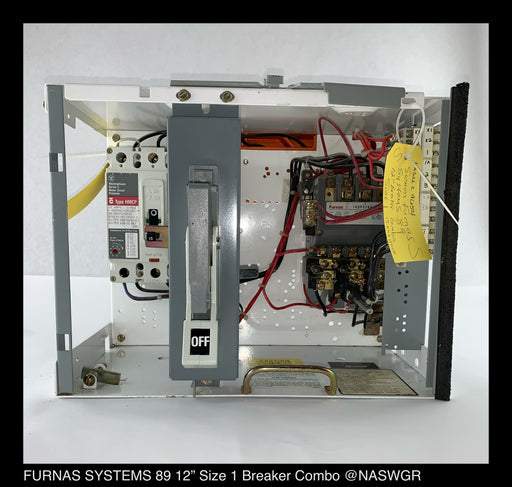 Siemens Furnas Systems 89 12" Size 1 Breaker Combination Bucket