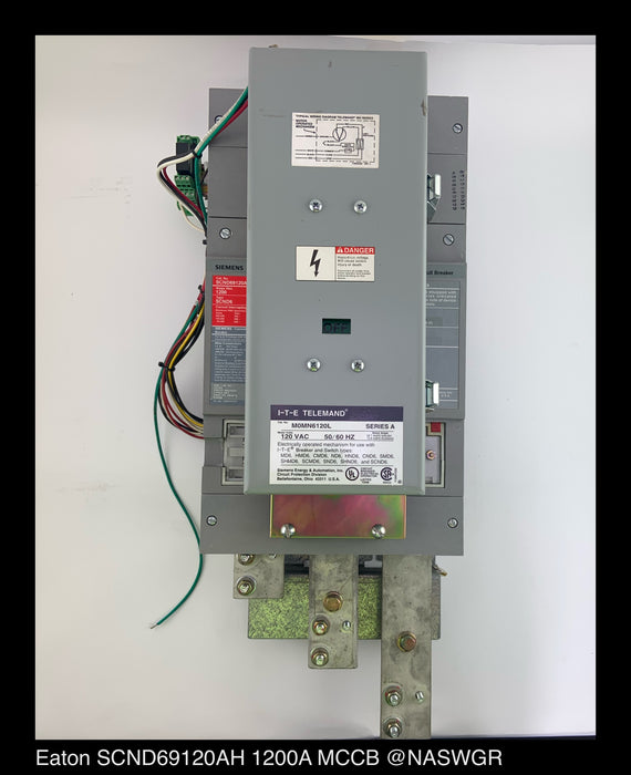 Siemens SCND69120AH Circuit Breaker - 1200A ~ with M0MN6120L ~ Surplus