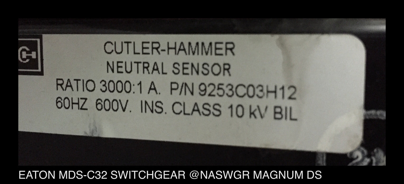 Eaton / Cutler Hammer Magnum MDSC32 Switchgear