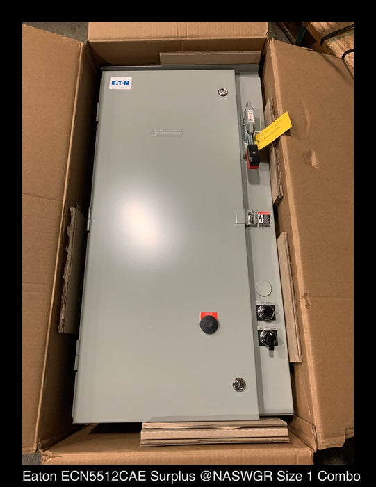 Eaton ECN5512CAE  Industrial Pump Panel - 30A/SIZE1/460vAC - Unused