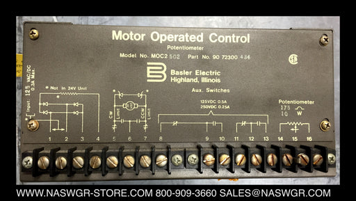 9072300-434 ~ Basler MOC2 502 Motor Operated Control Potentionmeter