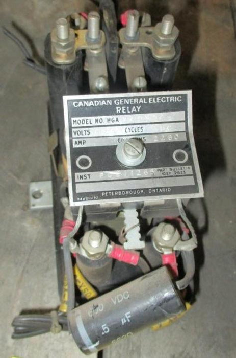 Canadian General Electric HGA17DY52 Relay