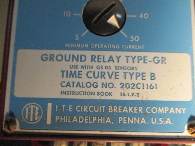 2021161 - Gould - GR-5 Ground Fault Relay