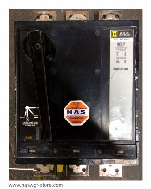 Square D PAF2036 Molded Case Circuit Breaker - 1200 Amp