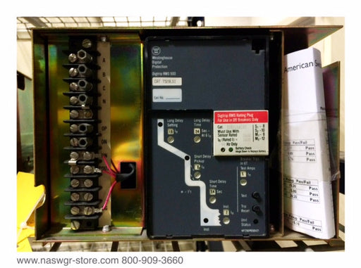 T52BLSI Digitrip RMS 500 Westinghouse Trip Unit