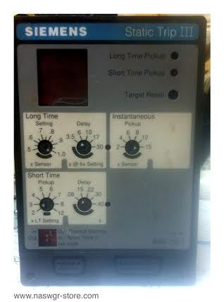 RMS-TSI-TZ ~ Siemens RMS-TSI-TZ Static Trip lll