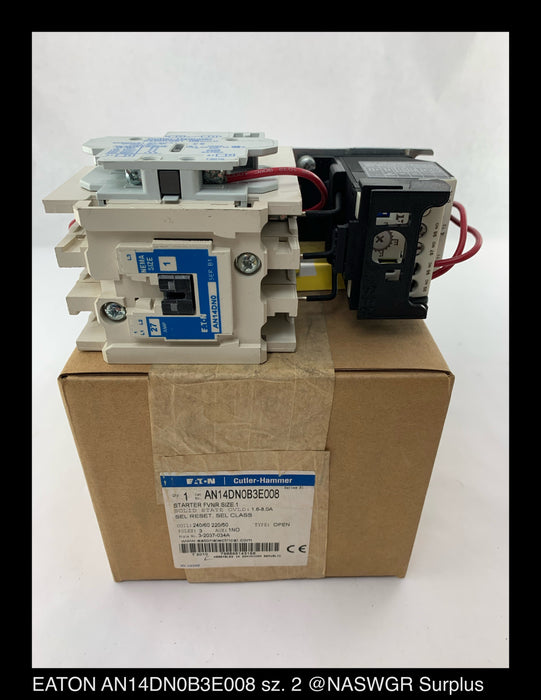 Eaton AN14DN0B3E008 Motor Control Starter -27A/SIZE1/240v Coil - Unused