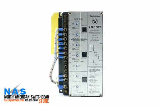 Westinghouse I-TEKTOR ~ 6273C07G06 Solid State Overcurrent Device