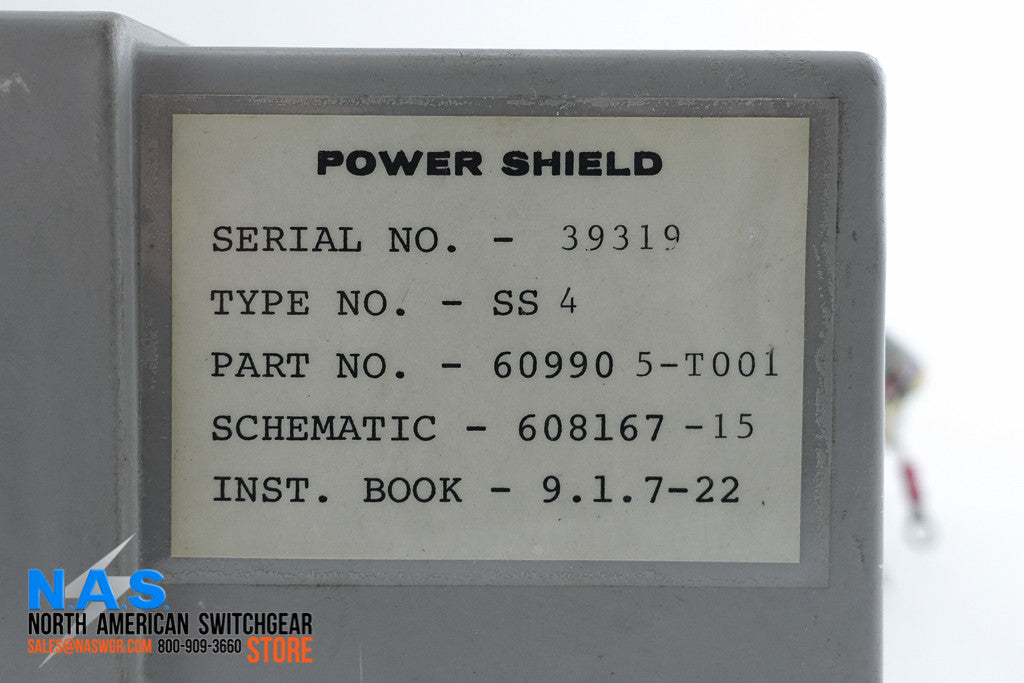 Power Shield Type SS4 ~ 609905-T001