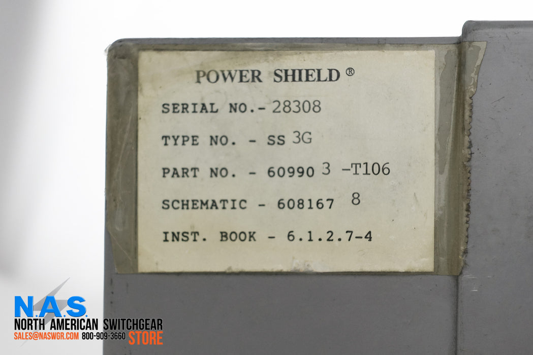 Power Shield Type SS3G ~ 609903-T106