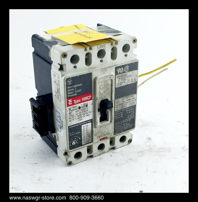 Westinghouse HMCP050G2C Motor Circuit Protector - 50 Amp