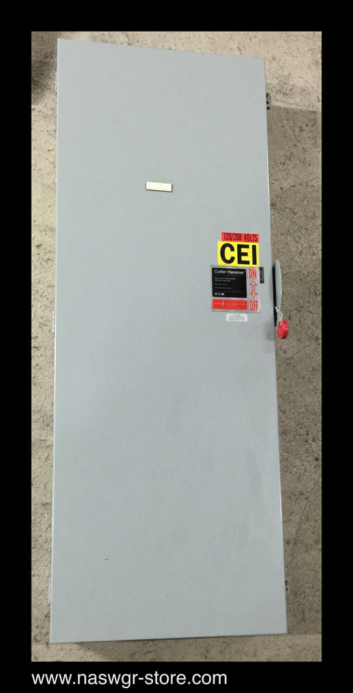 Cutler Hammer / Eaton DH367FGK Heavy Duty Safety Switch - 800A/600V/3P4W/N1