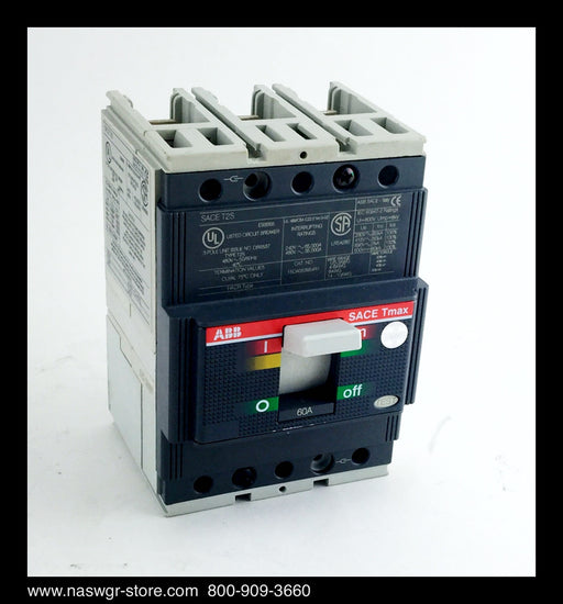 ABB SACE Tmax T2S060BW Molded Case Circuit Breaker ~ 60 Amp - Unused