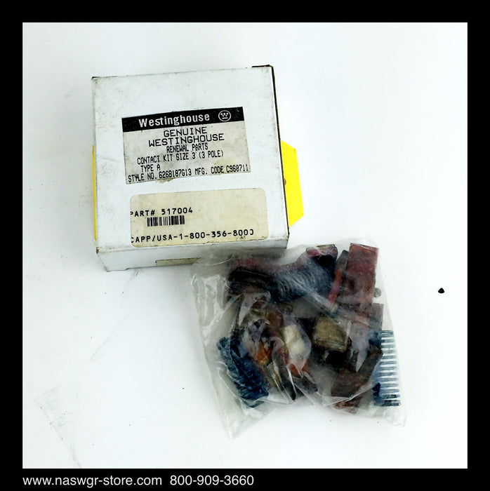 626B187G13 ~ Westinghouse 626B187G13 Contact Kit