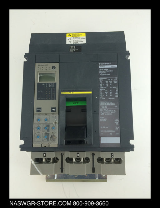 Square D PowerPact PJ400 Circuit Breaker - 400 Amp