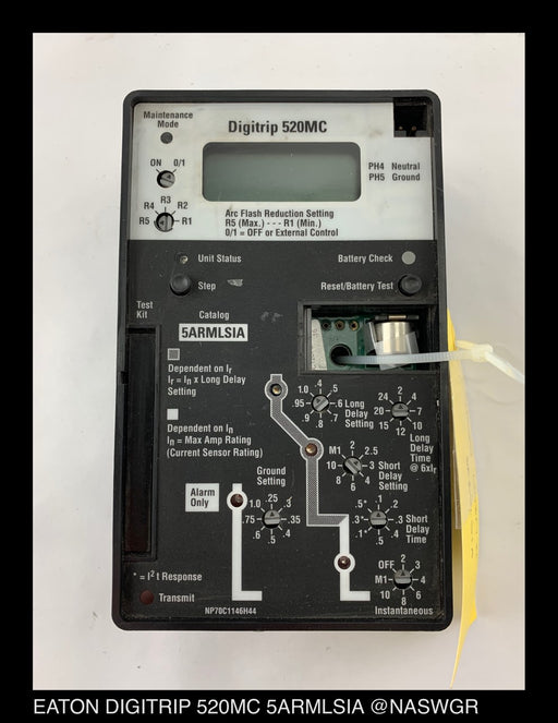 Eaton Digitrip 520MC 5ARMLSIA Trip Unit