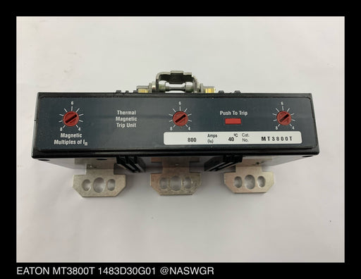 Eaton MT3800T Thermal Magnetic Trip Unit - 800 Amp - Unused